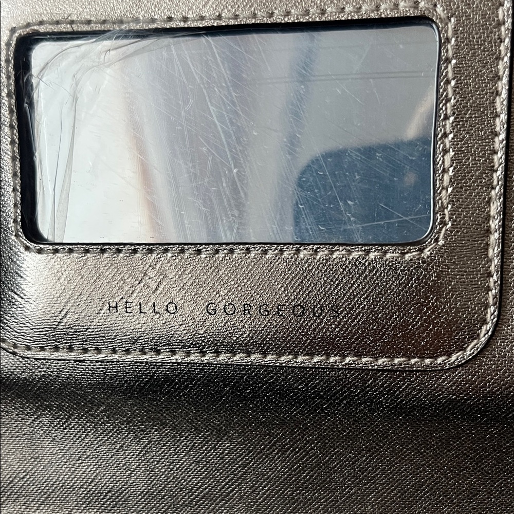 New Stella & Dot Metallic Rose Gold/Silver Clutch - Picture 7 of 16